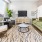 living room with modern decor